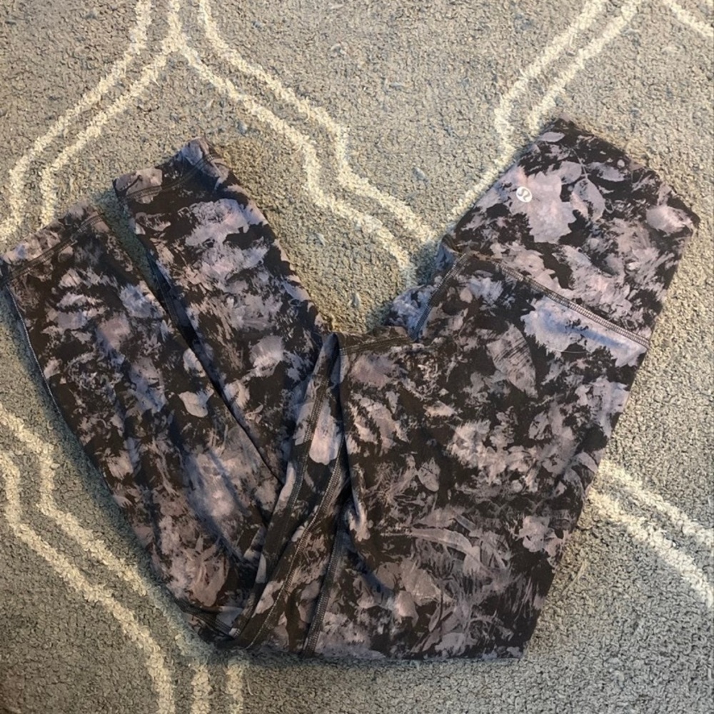 lululemon align leggings high rise pattern size 2